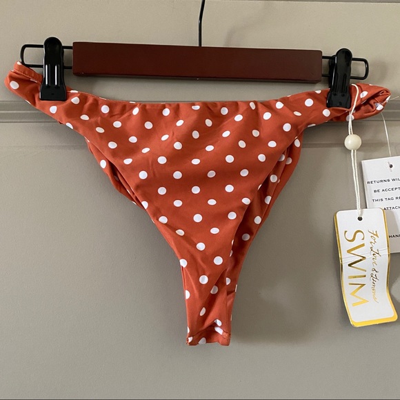 SOLD- For Love and Lemons Polka Dot Bikini Bottoms - Picture 2 of 4